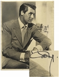 Cary Grant 11 x 14 Signed Photo, With Bold Signature